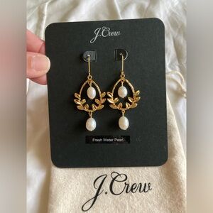 J Crew Pearl wreath earrings  - new